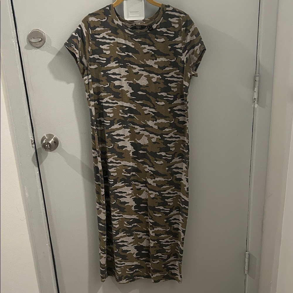 Camouflage Print Women's Dress